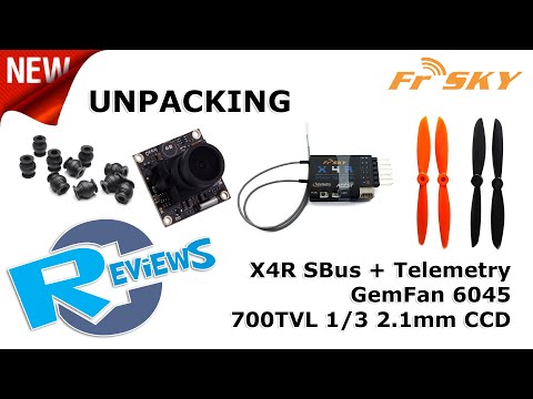 FrSky X4RSB. GemFan 6x45, 700TVL Ultralight SONY camera and more from BangGood - UCv2D074JIyQEXdjK17SmREQ