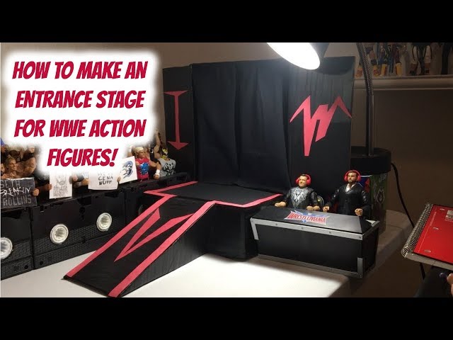 How to Make a WWE Entrance Stage for Figures