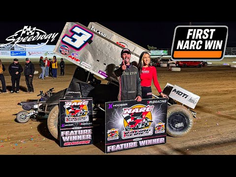 Kaleb Montgomery Clinches First-Ever NARC 410 Victory | Santa Maria Speedway A-Main - dirt track racing video image
