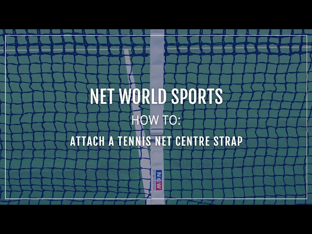 How to Install a Tennis Net Center Strap