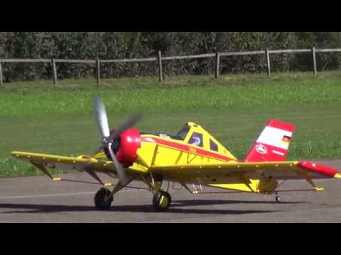 HUGE PZL 106 KRUK RC AIRPLANE together with a AIRWORLD SEAFURY HAUSEN 2017 - UCTLEcIaYJEbUEzQc3-ZvruQ