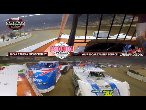 #11G Gordy Gundaker - A-Main at the Gateway Dirt Nationals 2024 Super Late Model - dirt track racing video image