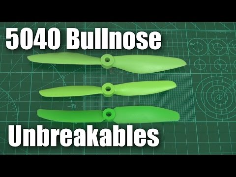 Unbreakable 5x4 bullnose props for mini quadcopters - UCahqHsTaADV8MMmj2D5i1Vw