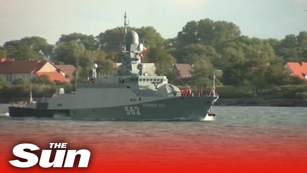 Huge Russian warships begin Baltic Sea drills one day after NATO