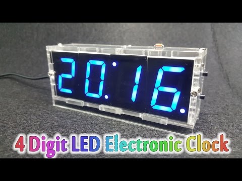 How To Assembling 4 Digit LED Electronic Clock Kit Temperature - UCFwdmgEXDNlEX8AzDYWXQEg