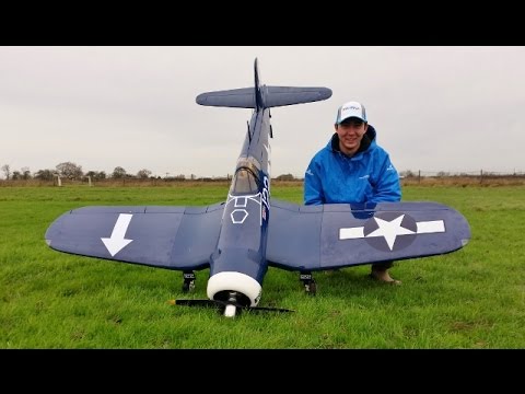 HANGAR 9 CORSAIR F4U-1D 60cc ARF RC MAIDEN LARGE SCALE SAITO FG 84cc 3 CYL RADIAL DEANO CMAC 2016 - UCMQ5IpqQ9PoRKKJI2HkUxEw