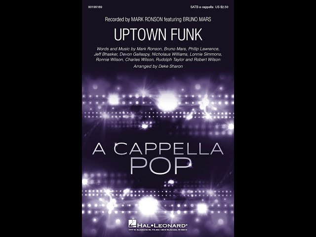 Uptown Funk A Cappella Sheet Music for Your Next Performance