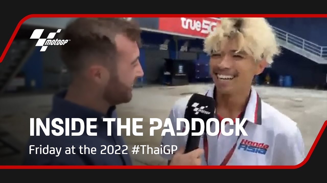 All smiles with Chantra and Acosta and a sweaty Bezz 😁💦 | Inside The Paddock – 2022 #ThaiGP