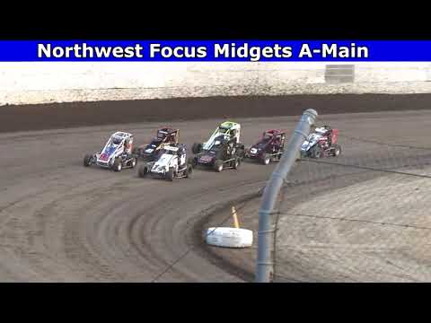 Grays Harbor Raceway - July 21, 2024 - Northwest Focus Midgets A-Main - dirt track racing video image