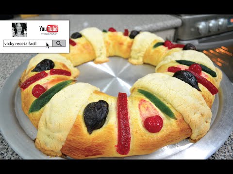 Cómo hacer ROSCA DE REYES | Vicky Receta Facil - UCewhO42h_TIKZdntpI-v39g