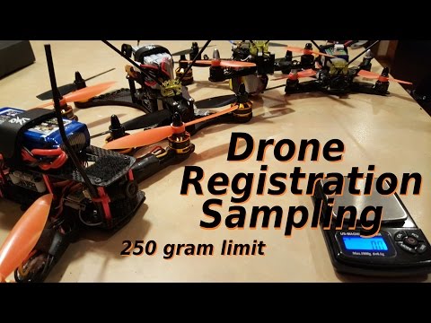 250g Drone Registration - Sample Quad Weights - UC92HE5A7DJtnjUe_JYoRypQ