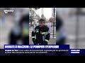 Le pompier qui avait insulte Emmanuel Macron s explique sur BFMTV