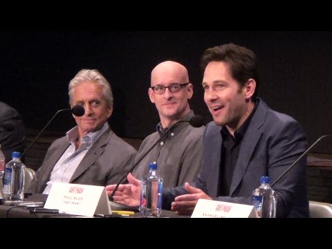 FULL Marvel Ant-Man Burbank Press Conference w/ Paul Rudd, Michael Douglas, Peyton Reed, Cast - UCe-gHr2O_LP7t0YJYHZQZlg