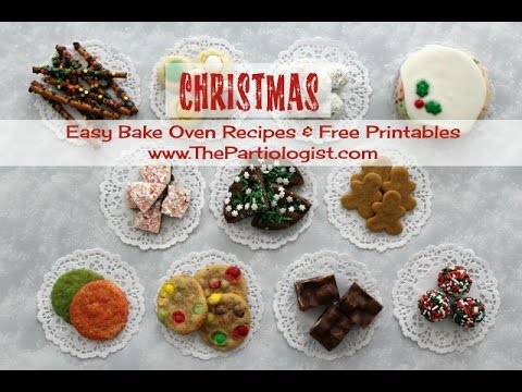 DIY Easy Bake Oven Recipes - Christmas Edition
