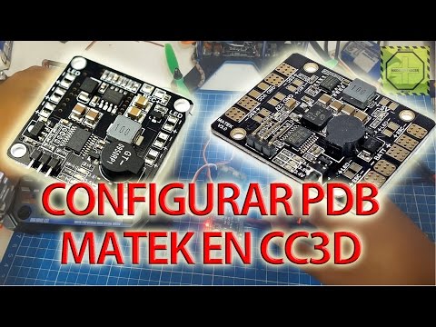 Cómo configurar PDB MATEK 5 en 1 en CC3D |DRONEPEDIAMX - UC_7j-gR3Mi1rejo6iS7V4Ug