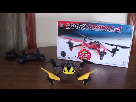 Lishi Toys - L6052 Aircraft - Review and Flight (Indoor & Outdoor) - UCe7miXM-dRJs9nqaJ_7-Qww