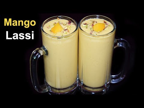 Mango Lassi Recipe - How to make Mango Lassi - Mango Yogurt Smoothie - UCQ2P7C8UGoVM6AhqsVx-M0Q