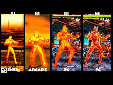 Killer Instinct CINDER Graphic Evolution 1994-2016 | SNES ARCADE PC | PC ULTRA - UCwGyYaPscnwhXEpNdQOuG4g