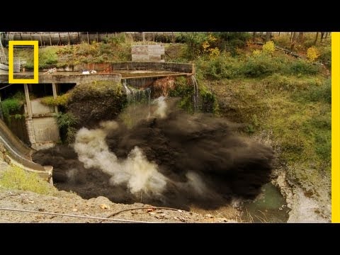 Spectacular Time Lapse Dam "Removal" Video | National Geographic - UCpVm7bg6pXKo1Pr6k5kxG9A