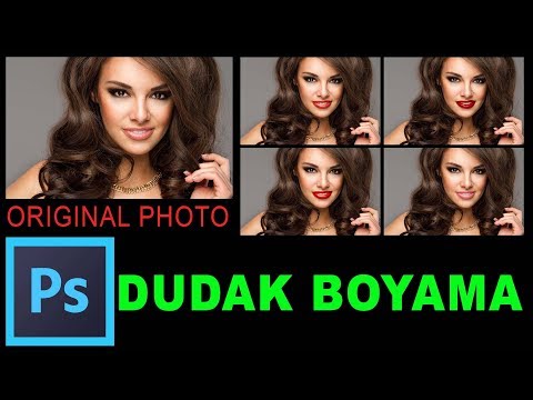 Photoshopta Göz rengini değiştirme ve Dudak Boyama Nasıl Yapılır