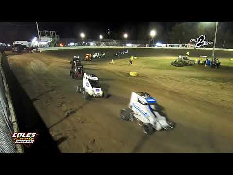 Outlaw Non Wing | B-Mains | Coles County Speedway | Oct. 21, 2023 - dirt track racing video image