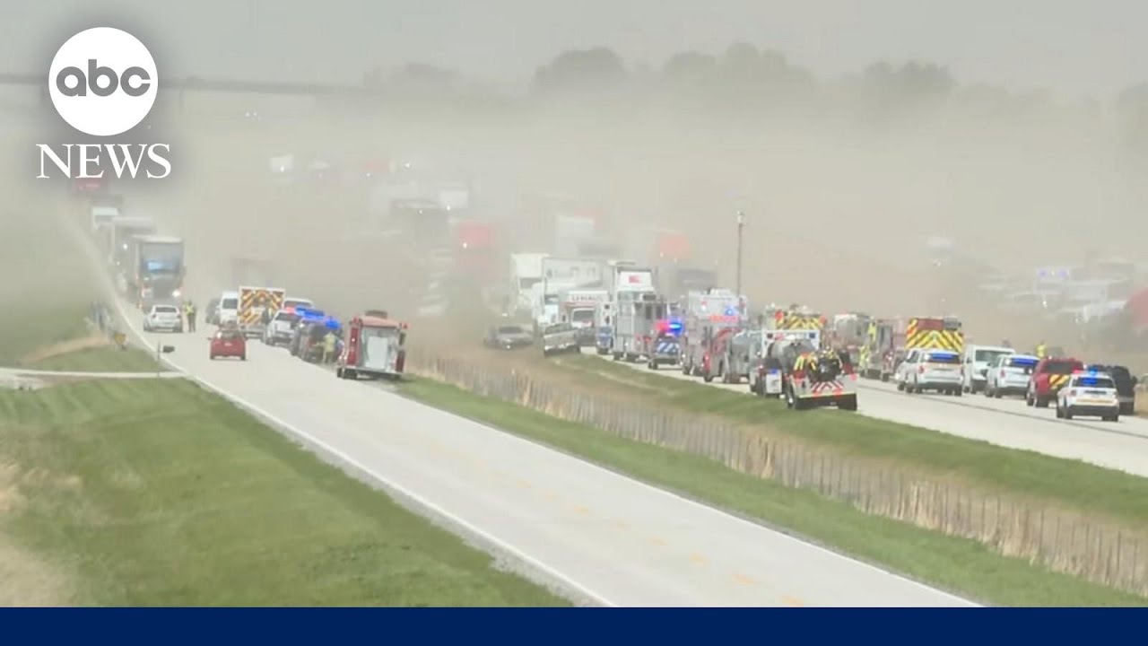 Cleanup begins in deadly dust storm crash in Illinois | ABCNL