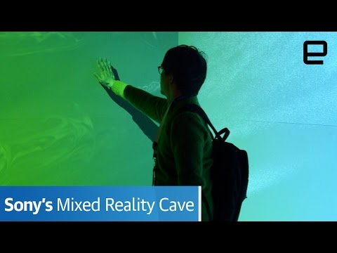 Sony Mixed Reality Cave | Hands-On | SXSW 2017 - UC-6OW5aJYBFM33zXQlBKPNA