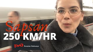 RIDING THE SAPSAN BULLET TRAIN | Moscow - Saint Petersburg (Economy Class)