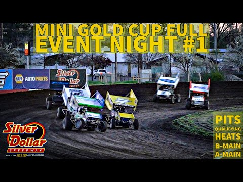 410 Sprint Car Mini Gold Cup Full Event Night 1: Cowboy Up at Silver Dollar Speedway - 03/15/24 - dirt track racing video image