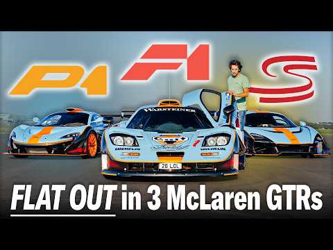 Driving the incredible McLaren GTR trio: F1, P1 and Senna | Henry Catchpole - The Driver’s Seat