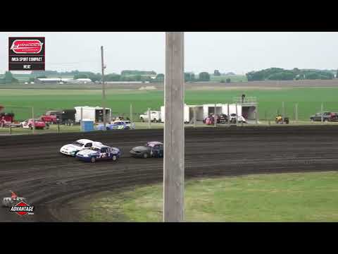 Sport Compact &amp; Hobby Stock | Hancock County Speedway | 6-2-2023 - dirt track racing video image
