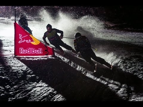 Ski cross racing at night - Red Bull Kronplatz Cross - UCblfuW_4rakIf2h6aqANefA