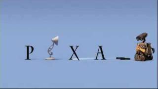 Wall - E & Pixar logo