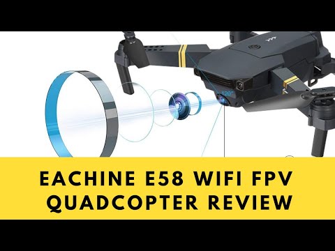 EACHINE E58 WiFi FPV Quadcopter with 120° Wide-Angle 720P HD Camera Foldable Drone Unboxing &amp; Review - UCx5q4vdvzBy1qgSRYFnCjbA