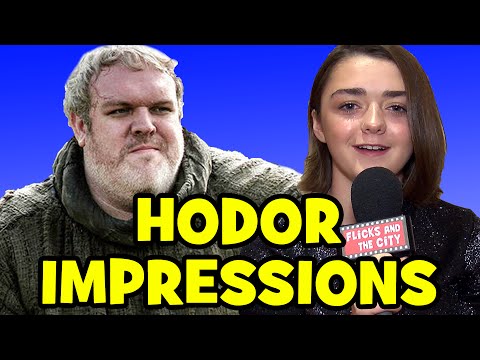 Game of Thrones HODOR IMPRESSIONS - Maisie Williams, Kristian Nairn, Finn Jones - UCS5C4dC1Vc3EzgeDO-Wu3Mg