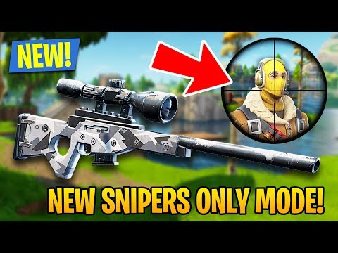 NEW UPDATE!! *SNIPERS ONLY GAME MODE* (Fortnite Battle Royale) - UC2wKfjlioOCLP4xQMOWNcgg