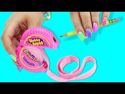 DIY BUBBLE GUM PENCIL SHARPENER - UC6gqv2Naj9JiowZgHfPstmg