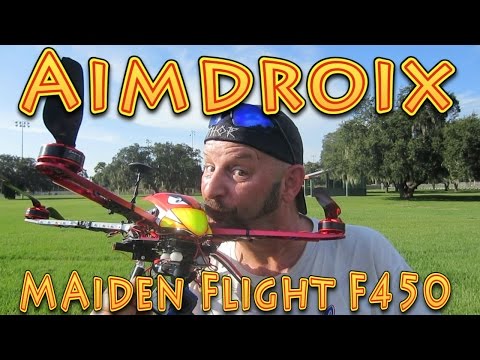 Aimdroix Extension Arms Maiden Flight DJI F450!!! (09.05.2015) - UC18kdQSMwpr81ZYR-QRNiDg