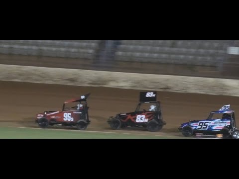 Ministocks Race 3 Baypark Speedway 2 Dec 2023 - dirt track racing video image