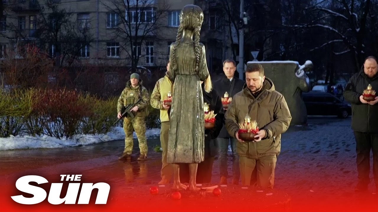 Ukraine remembers Stalin-era famine as Russia war rages on