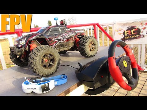 RC ADVENTURES - FPV XMAXX w/ RACE WHEEL MOD vs SUPERMAN RAMP - PC, PS3, RC? 8S LiPO TRAXXAS MT JUMPS - UCxcjVHL-2o3D6Q9esu05a1Q