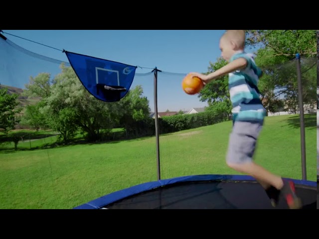 The Skywalker Trampoline Basketball Hoop is a Must-Have