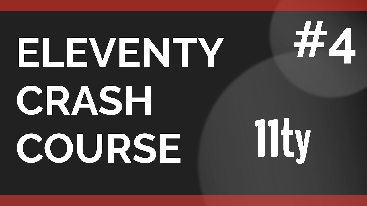 YouTube Thumbnail for Eleventy Crash Course #4 - The 11ty Data Cascade & Fetching Data From An API