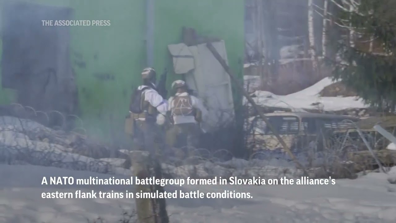 Joint NATO forces train in Slovakia