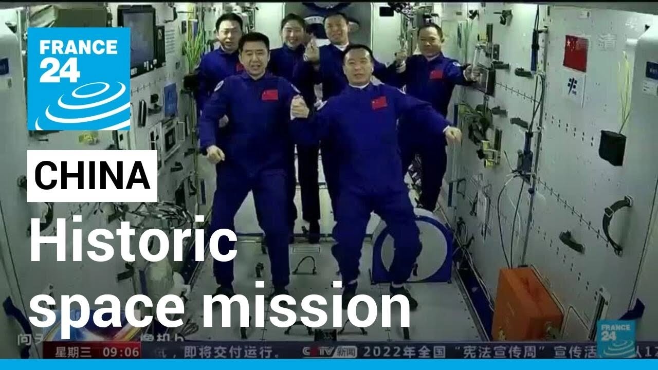 Chinese astronauts ascend ‘Celestial Palace’ in historic space mission • FRANCE 24 English