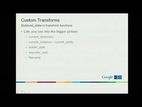 Google I/O 2010 - Data migration in App Engine - UC_x5XG1OV2P6uZZ5FSM9Ttw