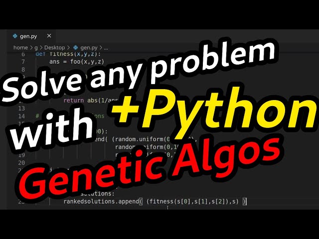 How to Implement a Genetic Algorithm in Machine Learning with Python