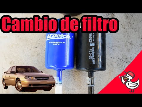 The replacement of the fuel filter in a Chevrolet Malibu. (With video)
