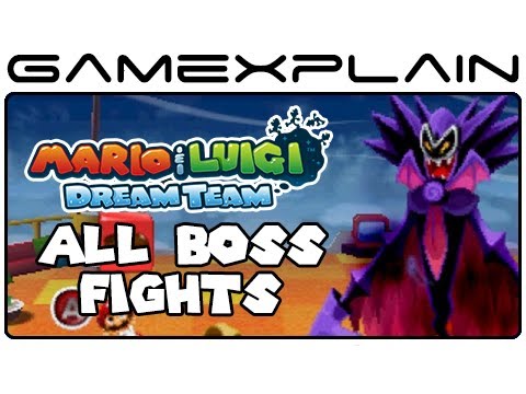 All Boss Fights in Mario & Luigi: Dream Team (Nintendo 3DS) - UCfAPTv1LgeEWevG8X_6PUOQ