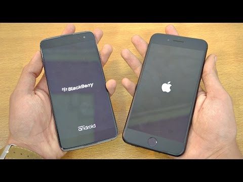 BlackBerry DTEK60 vs iPhone 7 Plus - Speed Test! (4K) - UCTqMx8l2TtdZ7_1A40qrFiQ